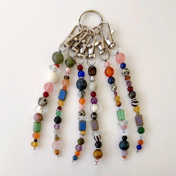 handmade one of a kind bag charm / keychain - Picture 4 of 4